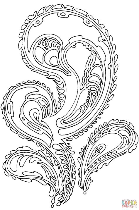 21 Of The Best Ideas For Paisley Printable Coloring Pages Home