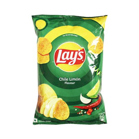 Lays Chili Limon Flavour Crisps 52g Sweets Snacks And Savouries