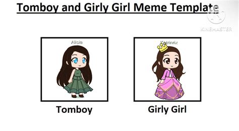 My Tomboy and Girly Girl Meme by Beatlesfangirl15 on DeviantArt