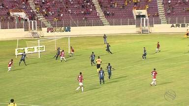 Globo Esporte SE Sergipe Fica No Empate Contra O Salgueiro Na Arena