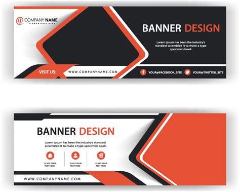banner design template   michaela evan domingo  dribbble