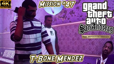 Gta San Andreas Definitive Edition Mission T Bone Mendez Youtube