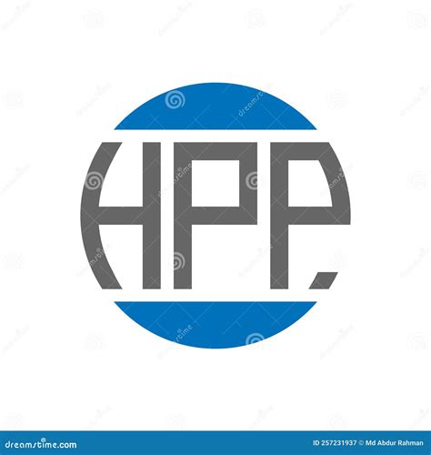 Hpp Letter Logo Design On White Background Hpp Creative Initials