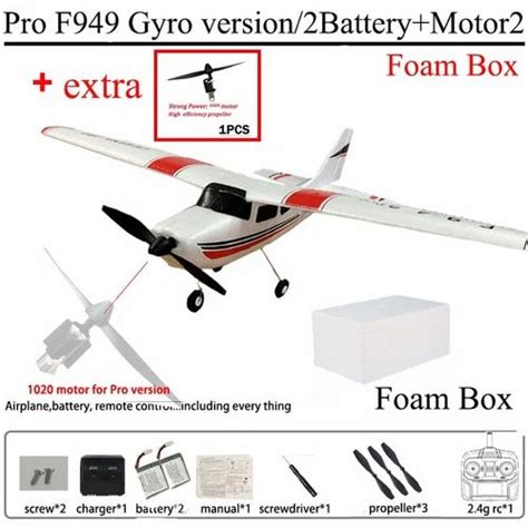 Wltoys F G D G Ch Rc Airplane Fixed Wing Plane Outdoor Toys