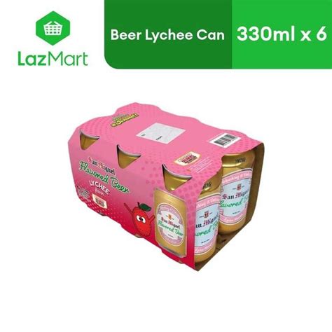 San Miguel Flavored Beer Lychee Maaari 330 Ml X 6 Shopee Philippines