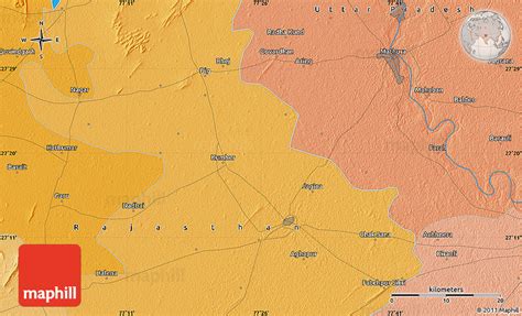 Political Map of Mathura