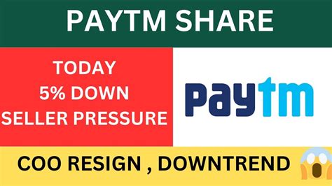 Paytm Share Bhavesh Gupta Resign Paytm Share Latest News Paytm Share 🎯 Youtube