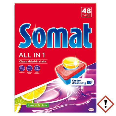 Somat All in 1 mosogatógép tabletta 48 db lemon lime Webáruház 0 Ft