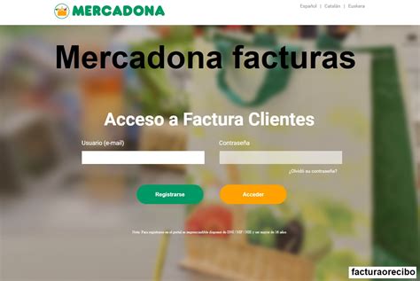 Mercadona Facturas Facturaorecibo