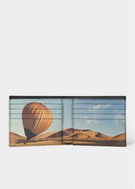 Paul Smith Black Signature Stripe Balloon Interior Billfold Wallet