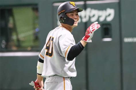 巨人・中山礼都、4安打2打点「来た球を強く捉えている結果」 サンスポ