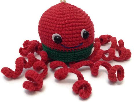 Crochet Octopus Pattern Amigurumi Octopus Pattern Pdf Tutorial Etsy