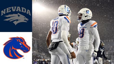 Boise State Vs Nevada 2022 Highlights Youtube