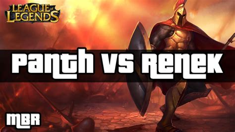 Myrmidon Pantheon Vs Renekton Top Lane League Of Legends Gameplay