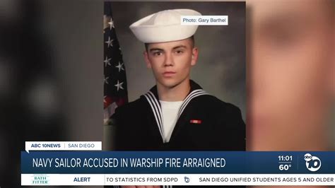 Sailor Accused Of Starting Fire On Warship Fire Arraigned