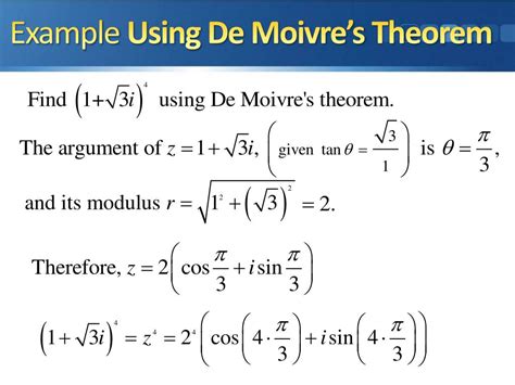 PPT De Moivres Theorem And N Th Roots PowerPoint Presentation Free