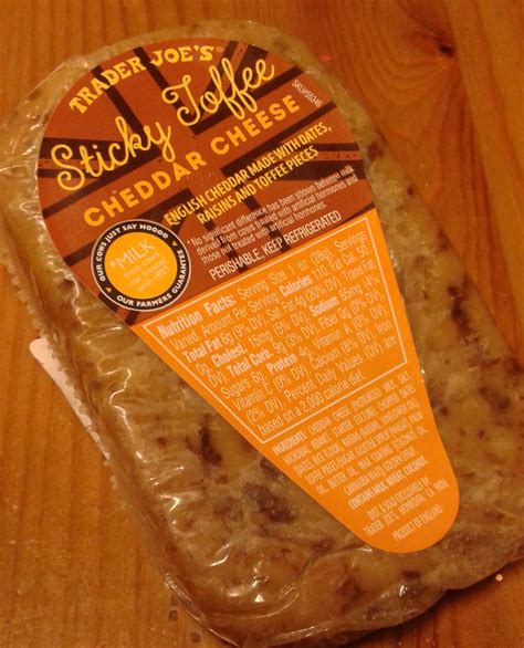 What S Good At Trader Joe S Trader Joe S Sticky Toffee Cheddar Cheese