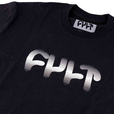 Cult Bmx Lined Up T Shirt Black Alans Bmx