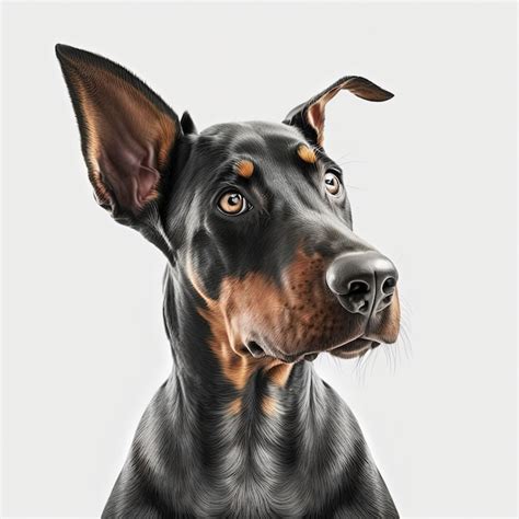 Premium AI Image | puppy Doberman Pinscher