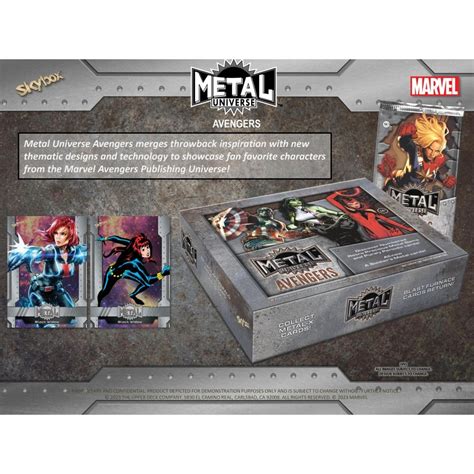 Upper Deck Marvel Metal Universe Avengers Hobby Box Steel City