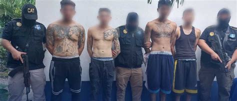 Más de 70 pandilleros salvadoreños han sido capturados en Guatemala en