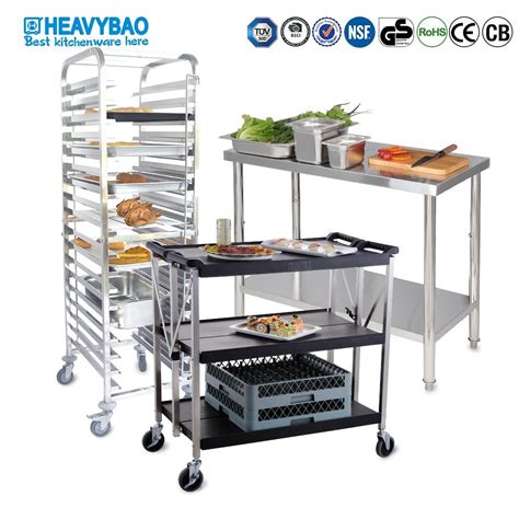 Heavybao Catering Equipment Heavy Duty Cart Trolley For Hotel