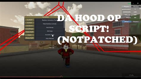 Roblox Da Hood Script Op Pastebin Working Patched Best New Script Youtube