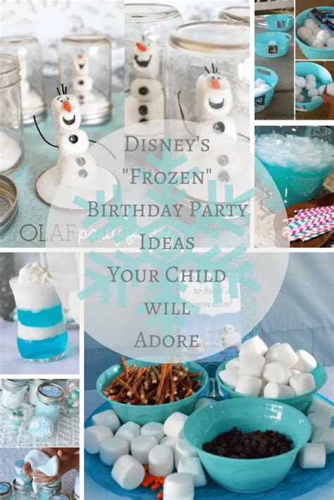 10 DIY Frozen Themed Birthday Party Ideas Easy Projects