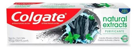 Pasta Dental Colgate Natural Extracts Carbón Activado Y Menta 67ml