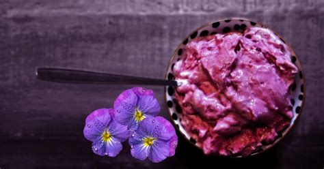 Helado De Violeta Cómo Se Hace Y A Qué Sabe