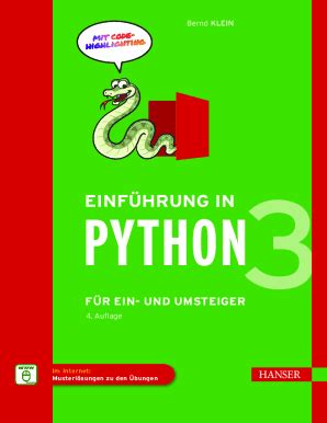 Ausf Llbar Online Einfhrung In Python Fax Email Drucken Pdffiller