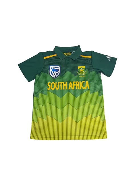 Proteas ODI Kids Green Jersey 2018 / 2019 - SA Cricket Shop