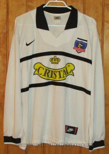 Colo Colo Home Camiseta de Fútbol 1996 1997 Sponsored by Cristal