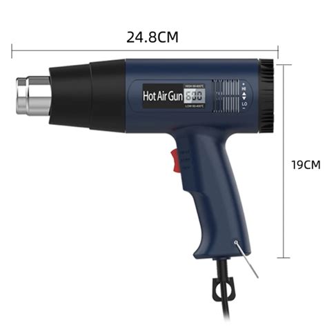 1800 W Temperature Adjustable Hot Air Shrink Wrap Heat Gun For Pvc Cap Heat Gun Shrink Wrap