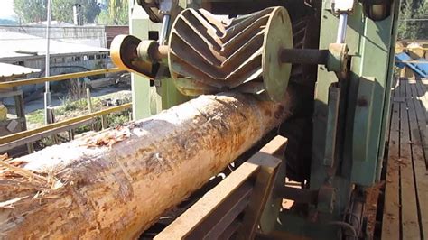 Amazing Automatic Wood Sawmill Machines Modern Technology Extreme Fast Wood Cutting Machine