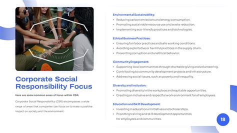 Corporate Social Responsibility Presentation Template Slidebazaar