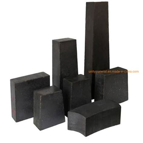 Refractory Magnesia Bricks Fire Magnesite Carbon Brick For Steel Ladle