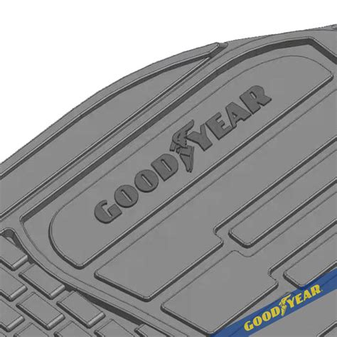 Albocar Jgo Cubre Alfombras Goodyear PVC 3 Piezas