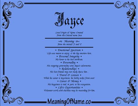 Jayce - Meaning of Name