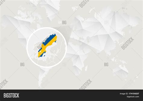 Sweden Map Flag Vector & Photo (Free Trial) | Bigstock