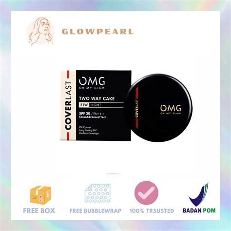 Jual Omg Oh My Glam Coverlast Two Way Cake G Shopee Indonesia