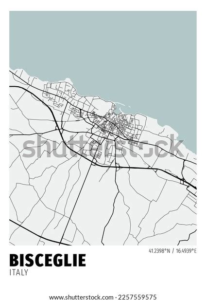 Bisceglie City Map Italy Map Bisceglie Stock Illustration 2257559575 | Shutterstock