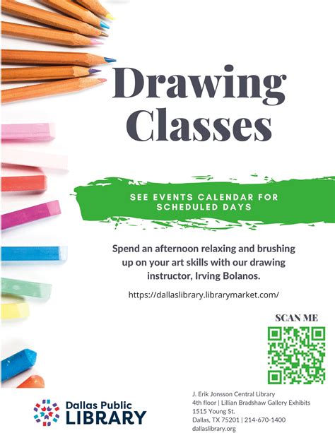 Drawing Class Dallas Public Library