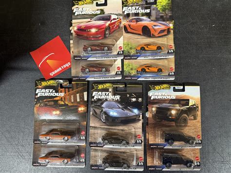 Factory Sealed Car Case Hot Wheels Fast Furious Mix L Grana
