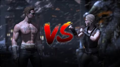 Mortal Kombat Johnny Cage Vs Sonya Blade Vs Cassie Cage Vs Jacqui