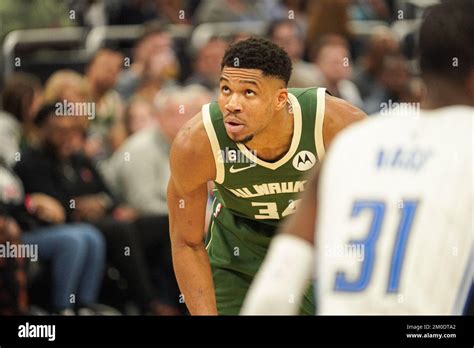 Orlando Florida Usa December 5 2022 Milwaukee Bucks Forward Giannis Antetokounmpo 34