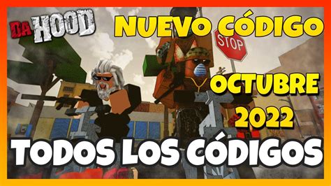 Nuevo Código 🤑 2 Codigos Gratis En Da Hood 🤑 Nuevos Códigos En