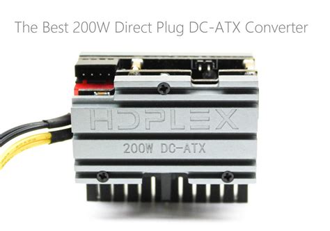 DC-ATX Direct Plug from HDPlex Lets You Use External Power-bricks to ...