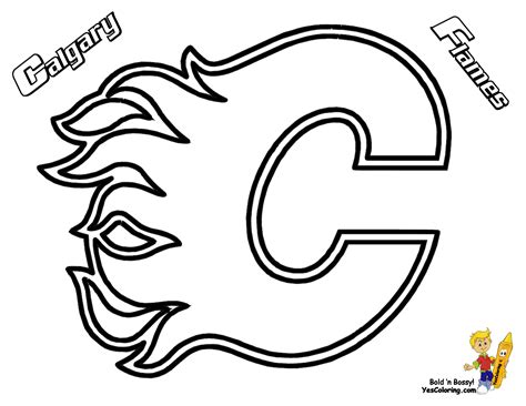 NHL Hockey Coloring Pages Coloring Home