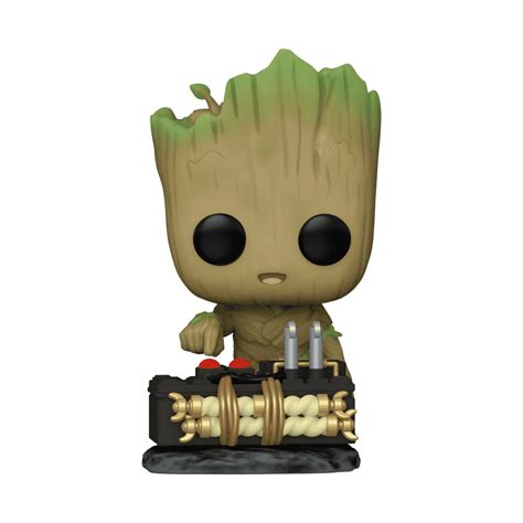 Buy Pop Groot With Detonator At Funko